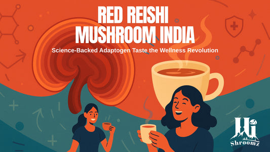 An Article on Red Reishi Mushroom India: The Ancient Adaptogen Winning Over Young Indians by Hi Shroomz, Han Agri Innovations Pvt. Ltd.