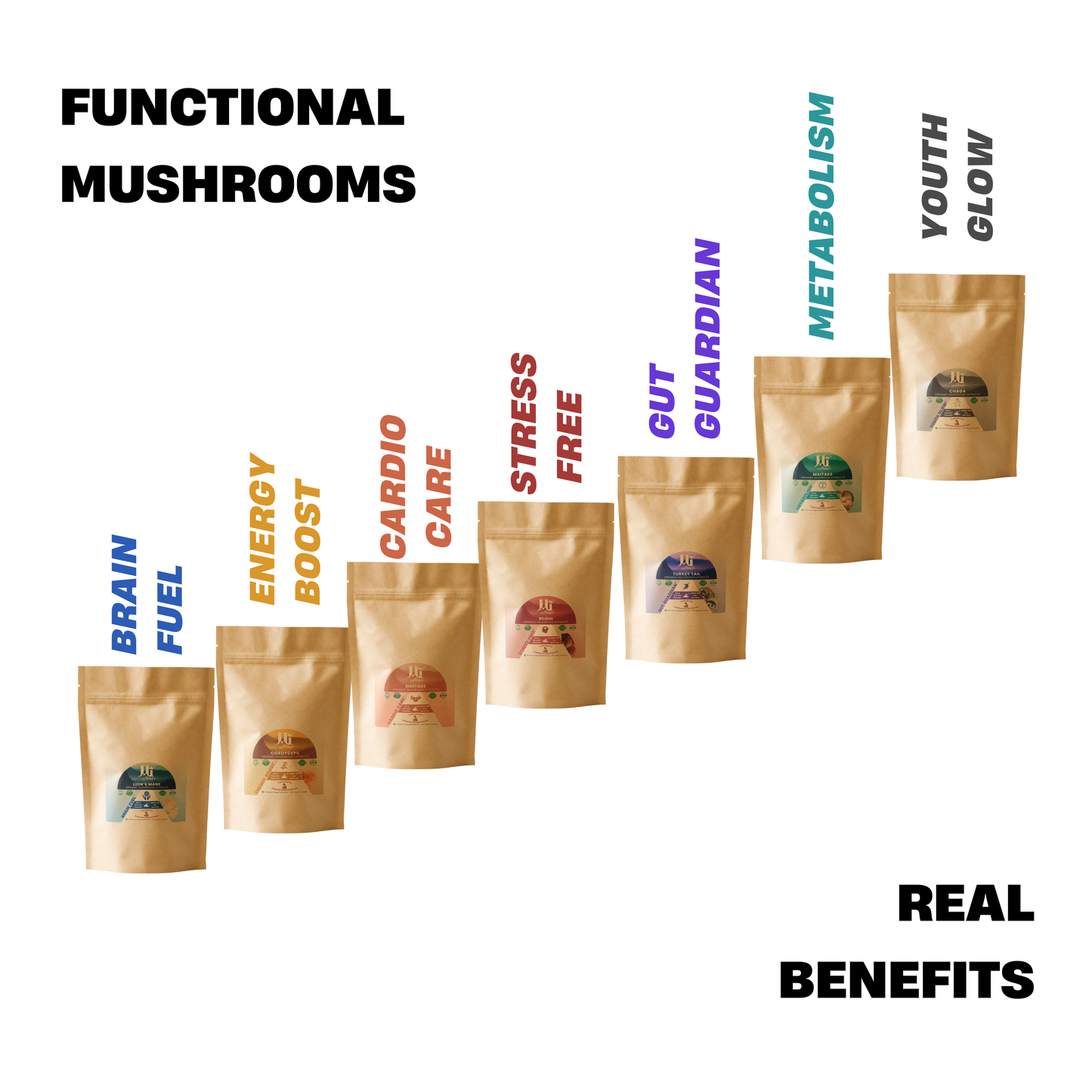 Red Reishi Mushroom Extract Powder 50g – Ultimate Calm