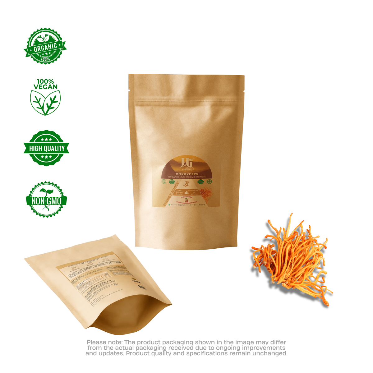 Cordyceps Extract Powder 50g (Keeda Jadi) – Pure Himalayan Stamina