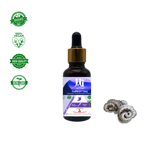 Turkey Tail Mushroom Drops India – Gut Restore, Himalayan, Pure Extract
